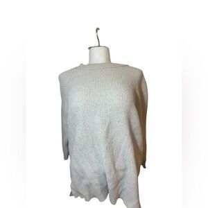 Aerie Oversized Waffle Knit Sweater - Size M